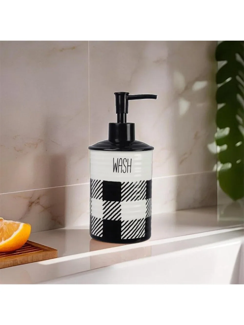Chic Buffalo Plaid Lotion Dispenser - 7